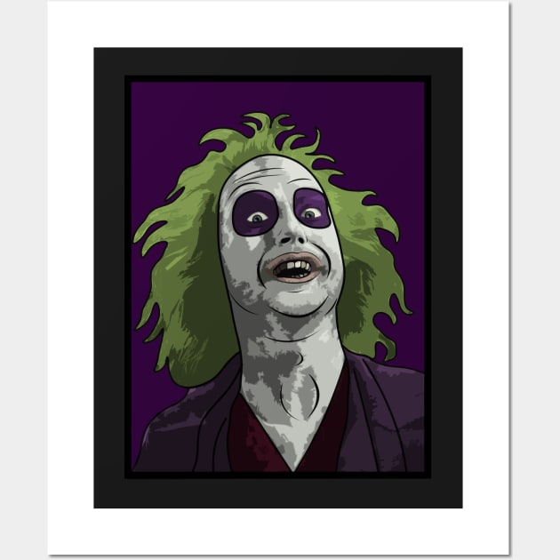 Beetlejuice Inspired Shook Wall Art by charlescheshire